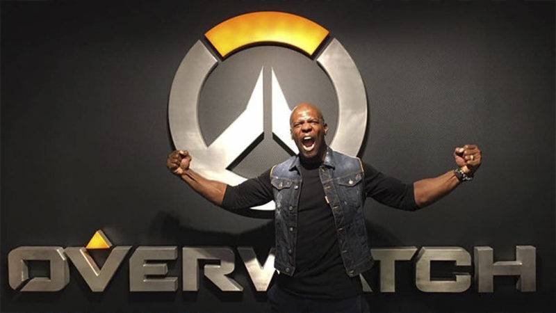 Terry Crews en las oficinas de Blizzard