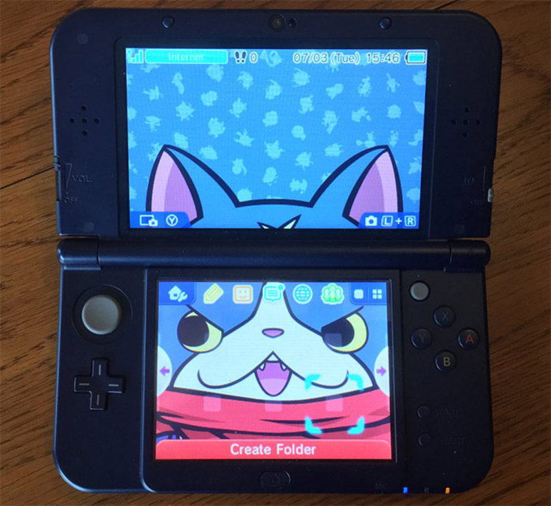 Yo-kai Watch 2 tema 3DS Hovernyan
