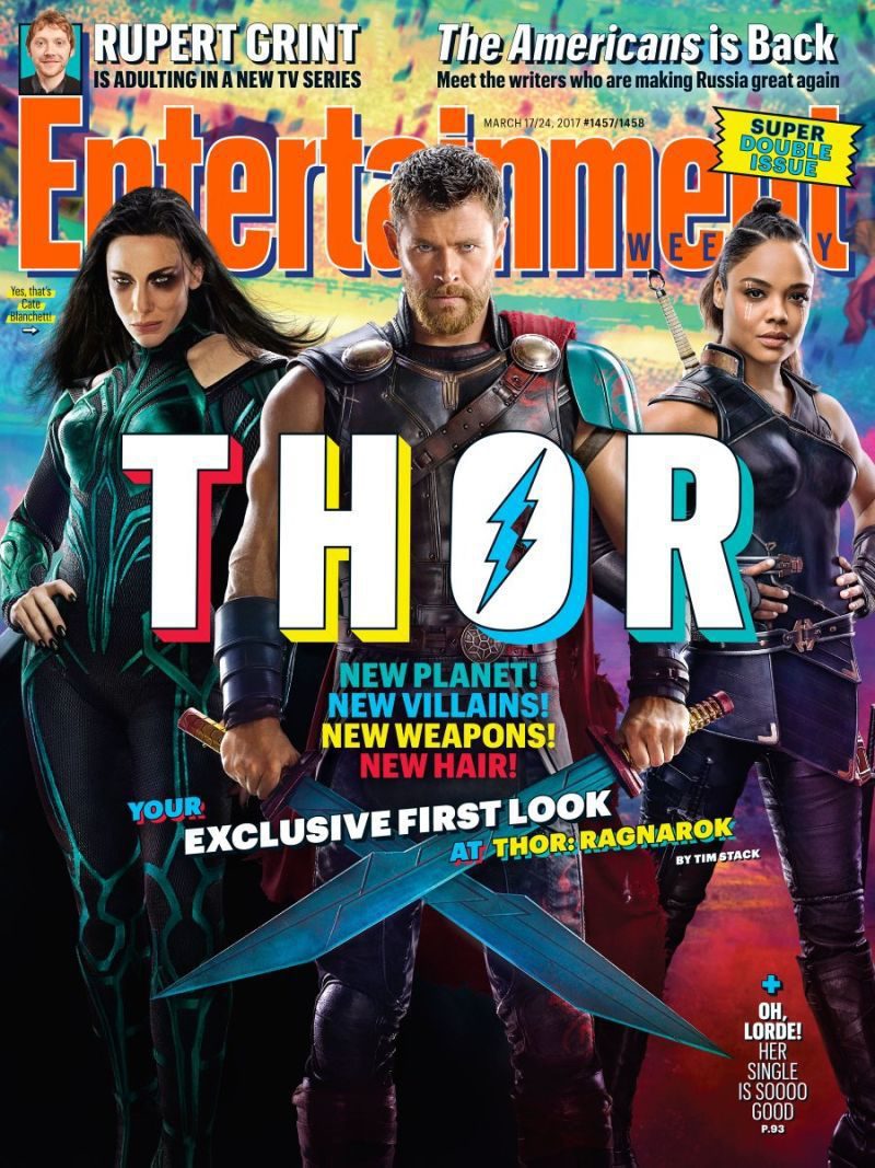 thor, hela y valkyrie