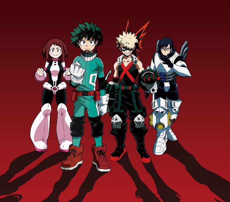 personajes principales boku no hero academia