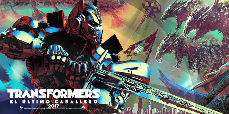 poster de transformers: el ultimo caballero