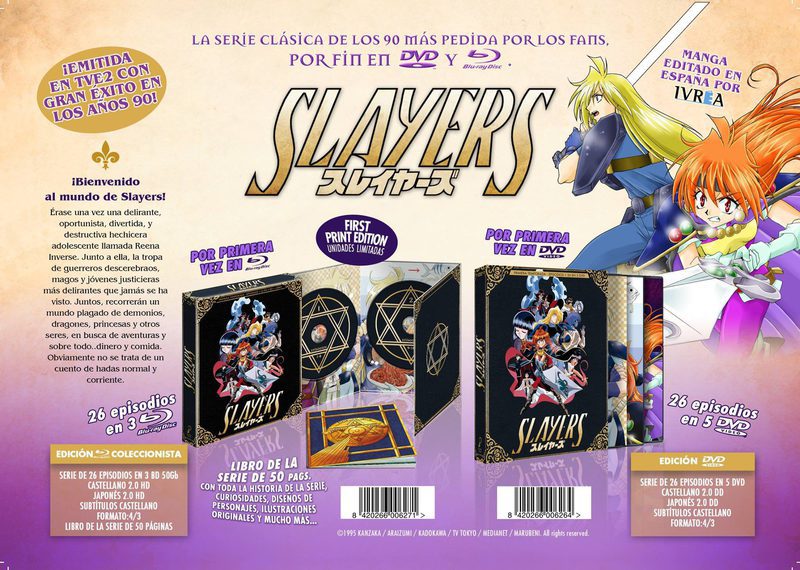 contenido de las ediciones coleccionista de slayers