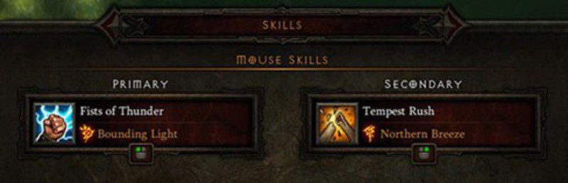 Diablo III Skills Monje