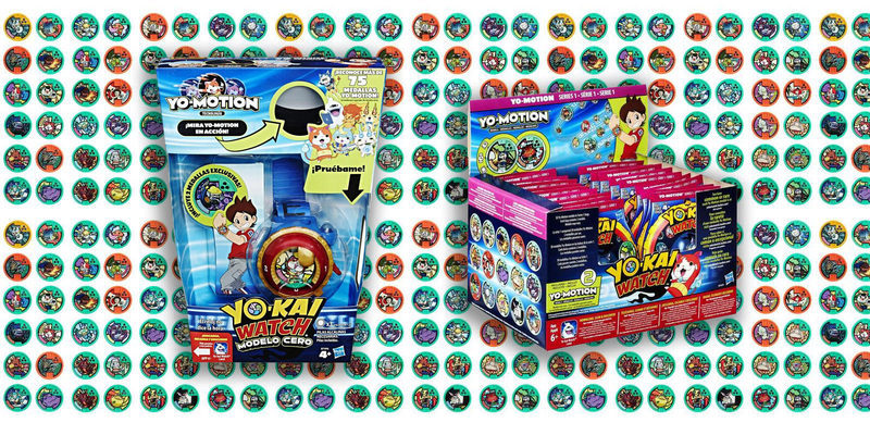 Yo-kai Watch reloj cero medallas Yo-motion