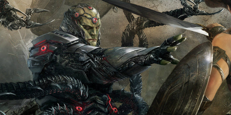 Concept art de Brainiac en 'Injustice 2'