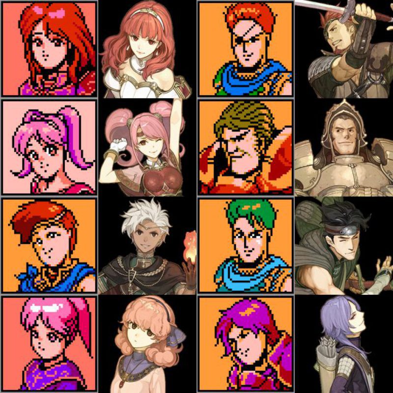 Fire Emblem Echoes personajes
