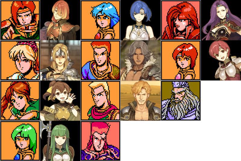 Fire Emblem Echoes personajes