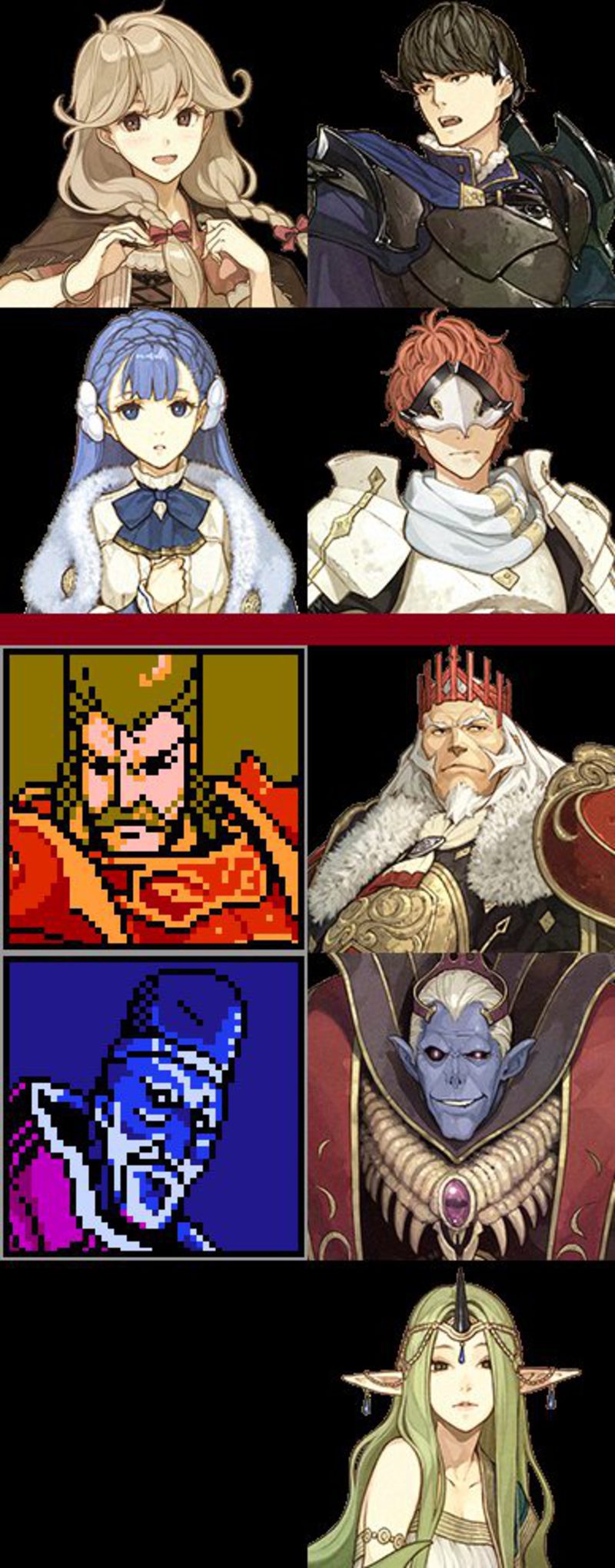Fire Emblem Echoes personajes