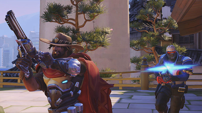 McCree y Hanzo en 'Overwatch'