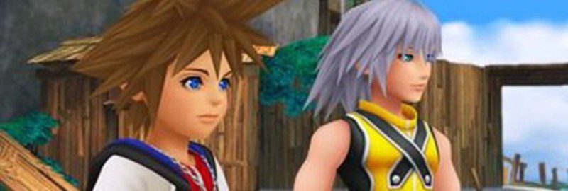 Sora y Riku en Kingdom Hearts 3d