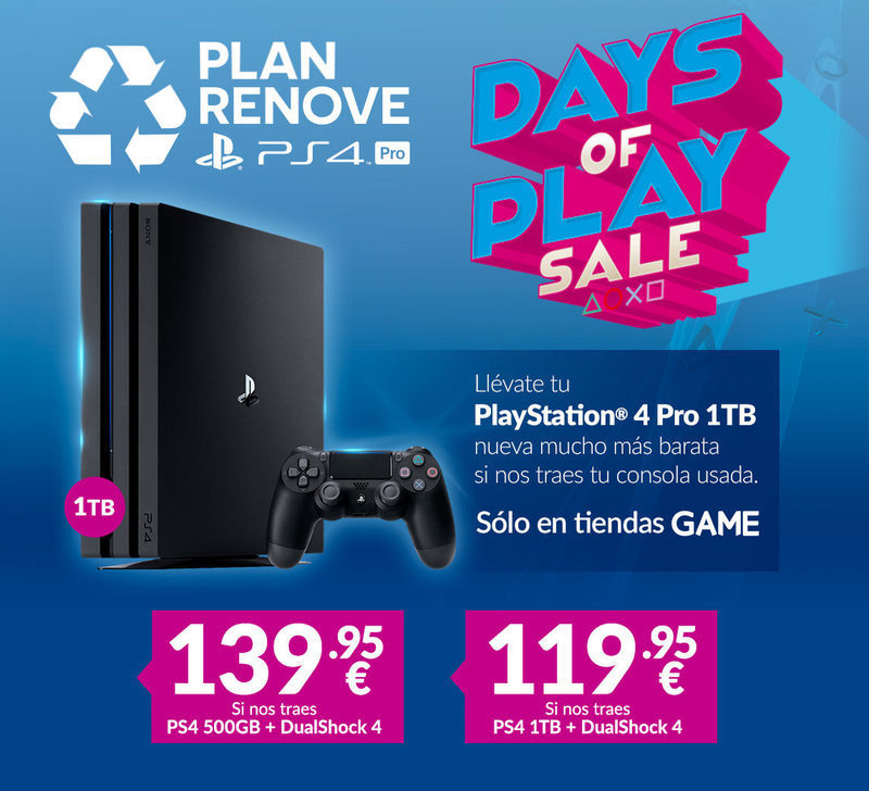 GAME Plan Renove PS4 Pro