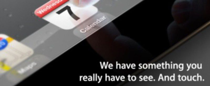 iPad 3 se presenta oficialmente el 7 de marzo