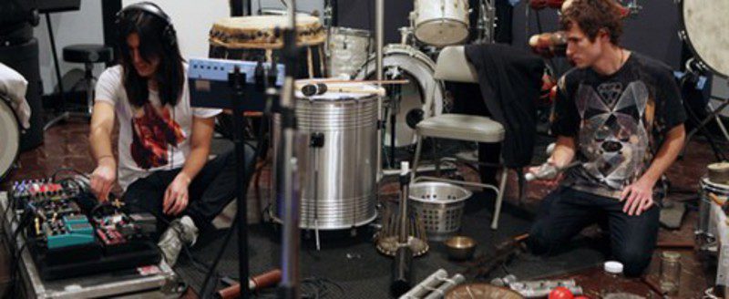 Health probando la percusión