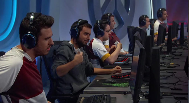 Equipo de españa durante la World Cup 2016 de 'Overwatch'