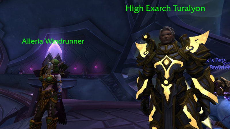 Alleria y Turalyon de Warcraft