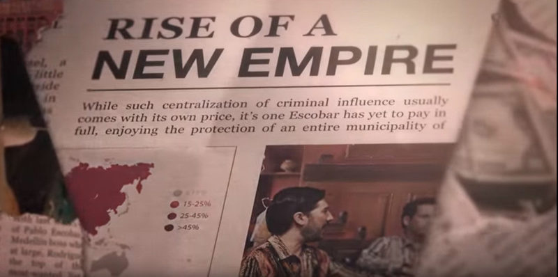 captura del teaser de la tercera temporada de narcos