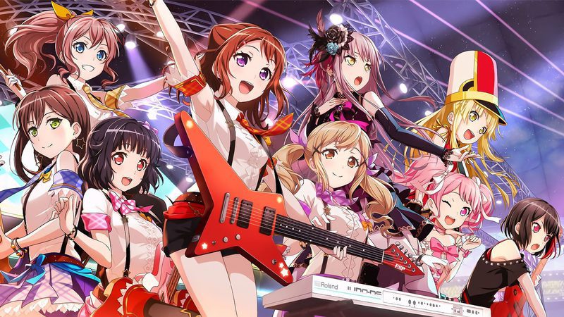 poppin' party al completo
