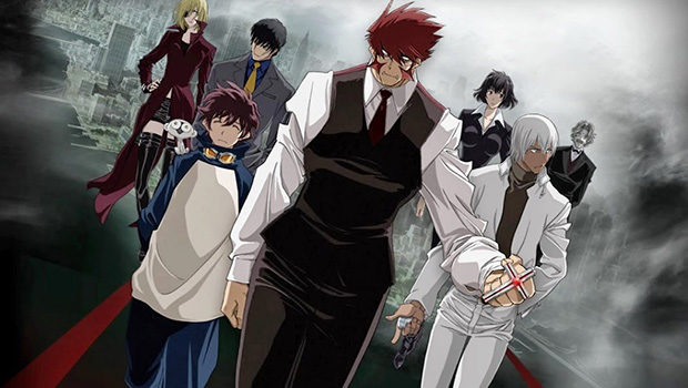 miembros de libra, organización protagonista de Kekkai Sensen