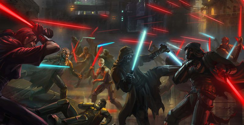 Rara vez veremos una guerra abierta entre los Jedi y los Sith con violencia
