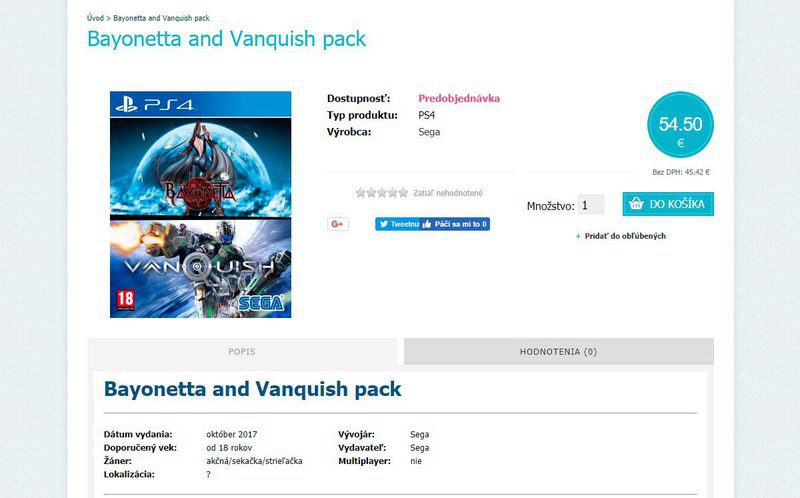 Bayonetta y Vanquish