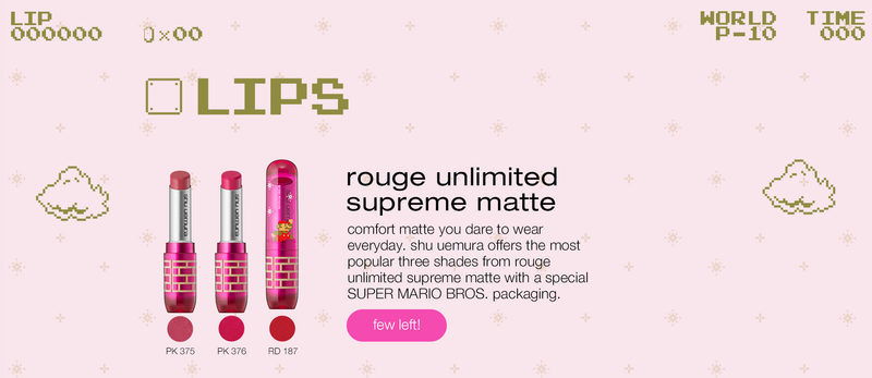 Shu Uemura x Super Mario Bros,