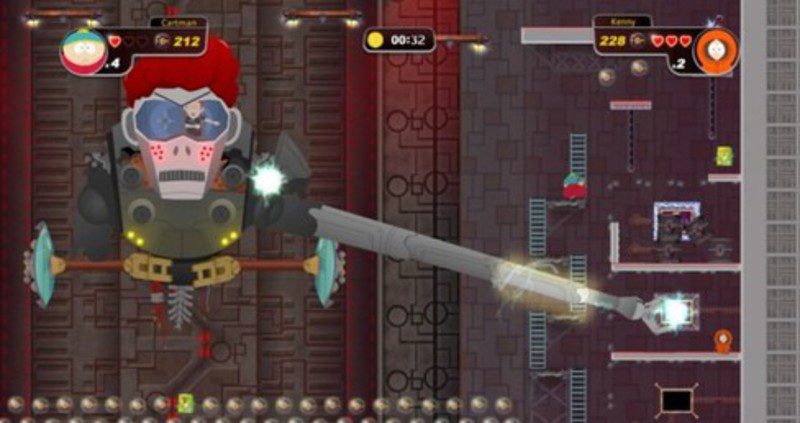 El robot de Scott Tenorman intentando acabar con Cartman