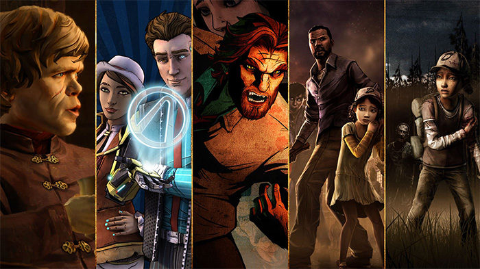 Algunas de las sagas de Telltale Games