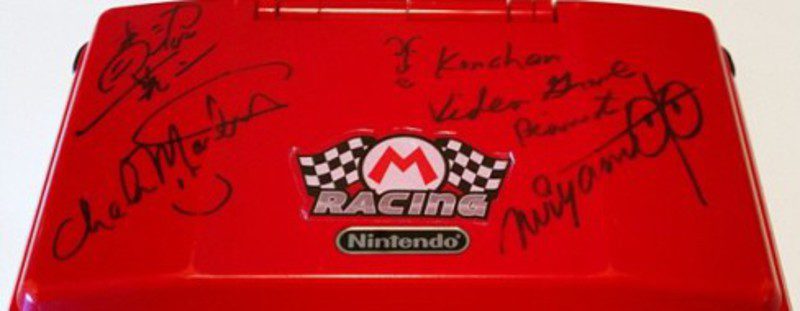 Nintendo ds firmada por Miyamoto