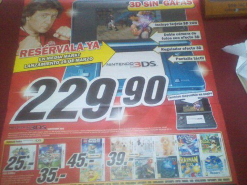 La batalla por los precios de Nintendo 3DS llega a España