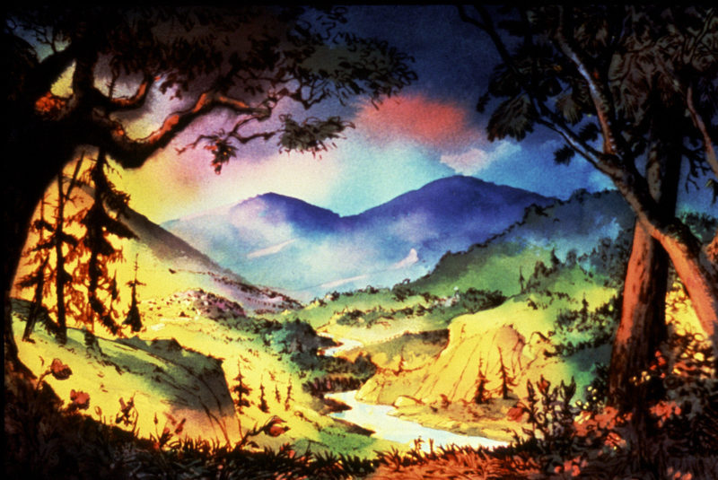 imagen de trailer de la versión animada de 'el señor de los anillos'