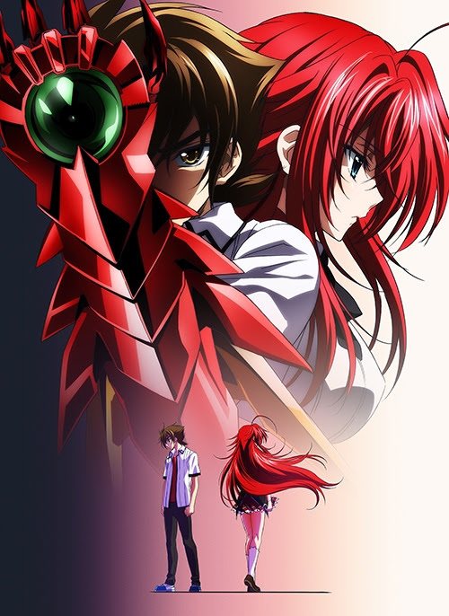 protagonistas de 'High School DxD'