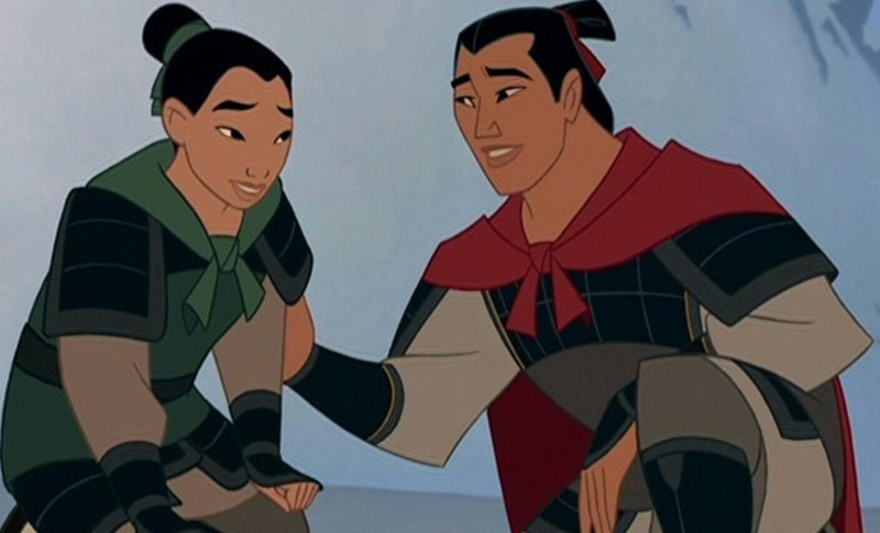 Ping y Shang en Mulán