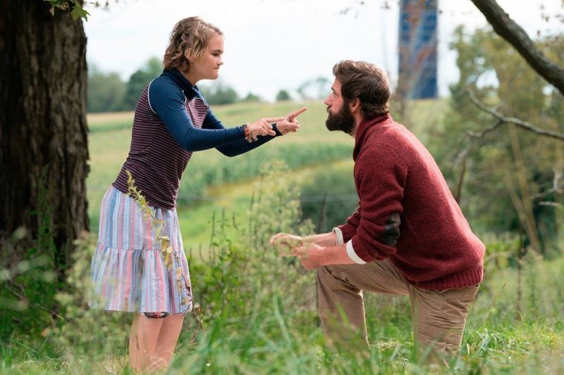 John Krasinski y Millicent Simmonds