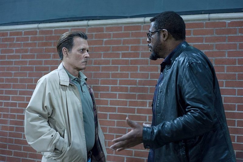 Johnny Depp y Forest Whitaker en City of Lies