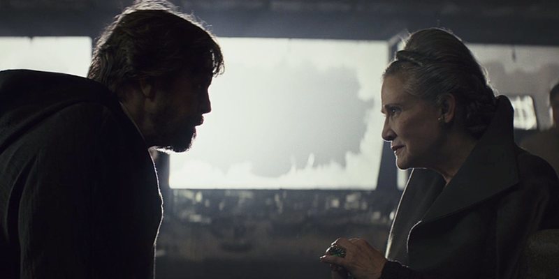 Leia y Luke última aparición