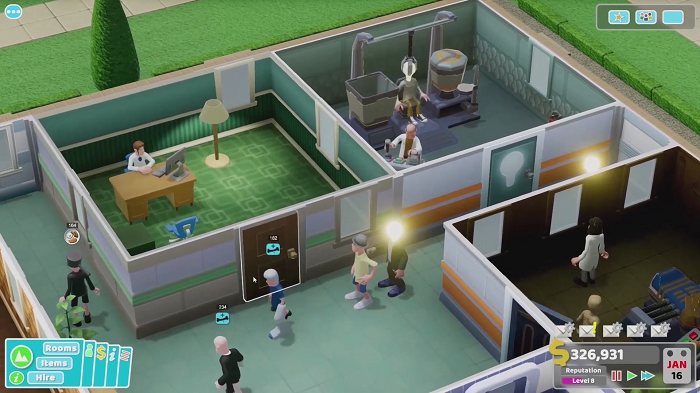 Two Point Hospital, elimina Denuvo con un parche, Zonared