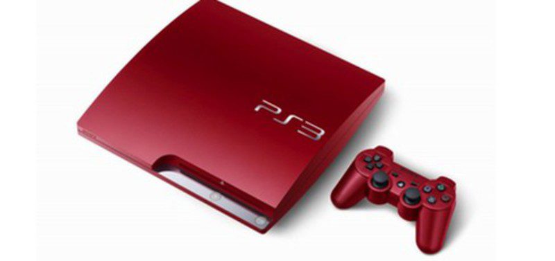 playstation 3 roja