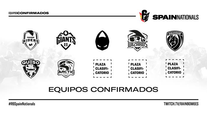 Equipos confirmados
