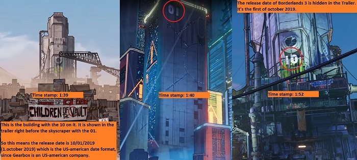 Borderlands 3, el tráiler podría esconder la fecha de lanzamiento, Zonared