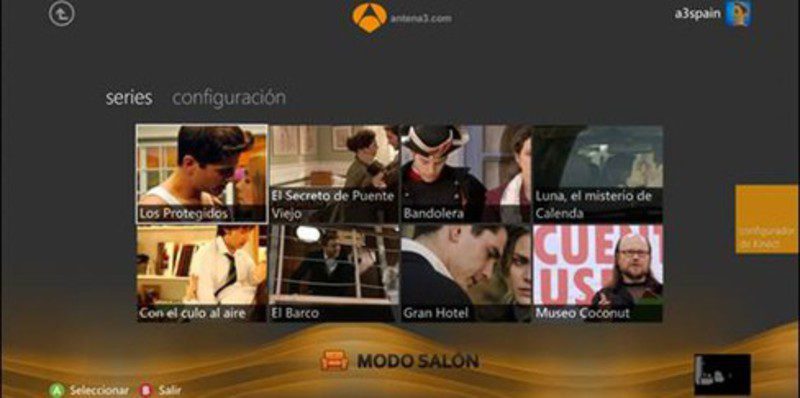 Antena 3 en Xbox Live