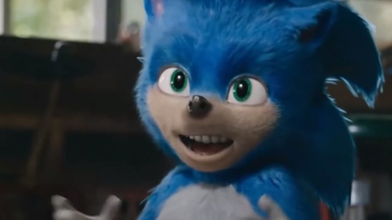 Imagen del primer diseño de Sonic