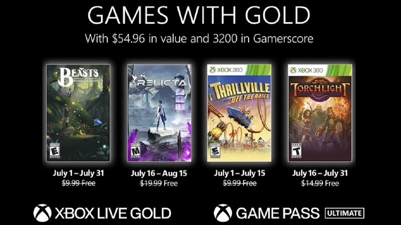 Anunciados los Games with Gold de julio de 2022, con grandes juegos como 'Torchlight', Zonared
