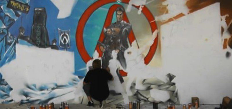 mural borderlands 2 gamescom 2012