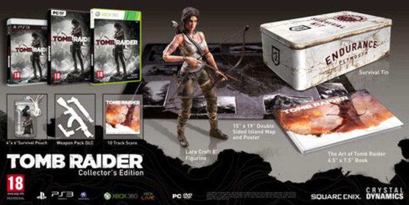 tomb raider edicion coleccionista