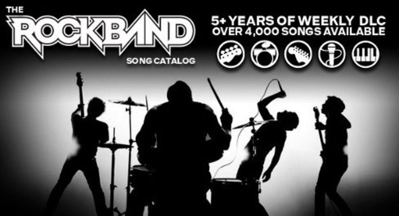 4000 canciones para descargar en Rock Band