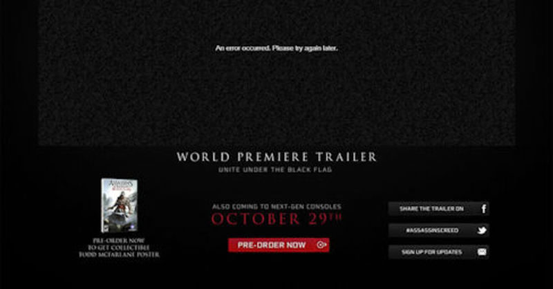 'Assassin's Creed IV: Black Flag' saldrá el 29 de octubre de 2013