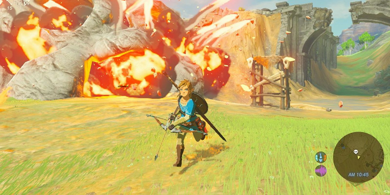 'The Legend of Zelda: Breath of the Wild': en vídeo el arco y las flechas