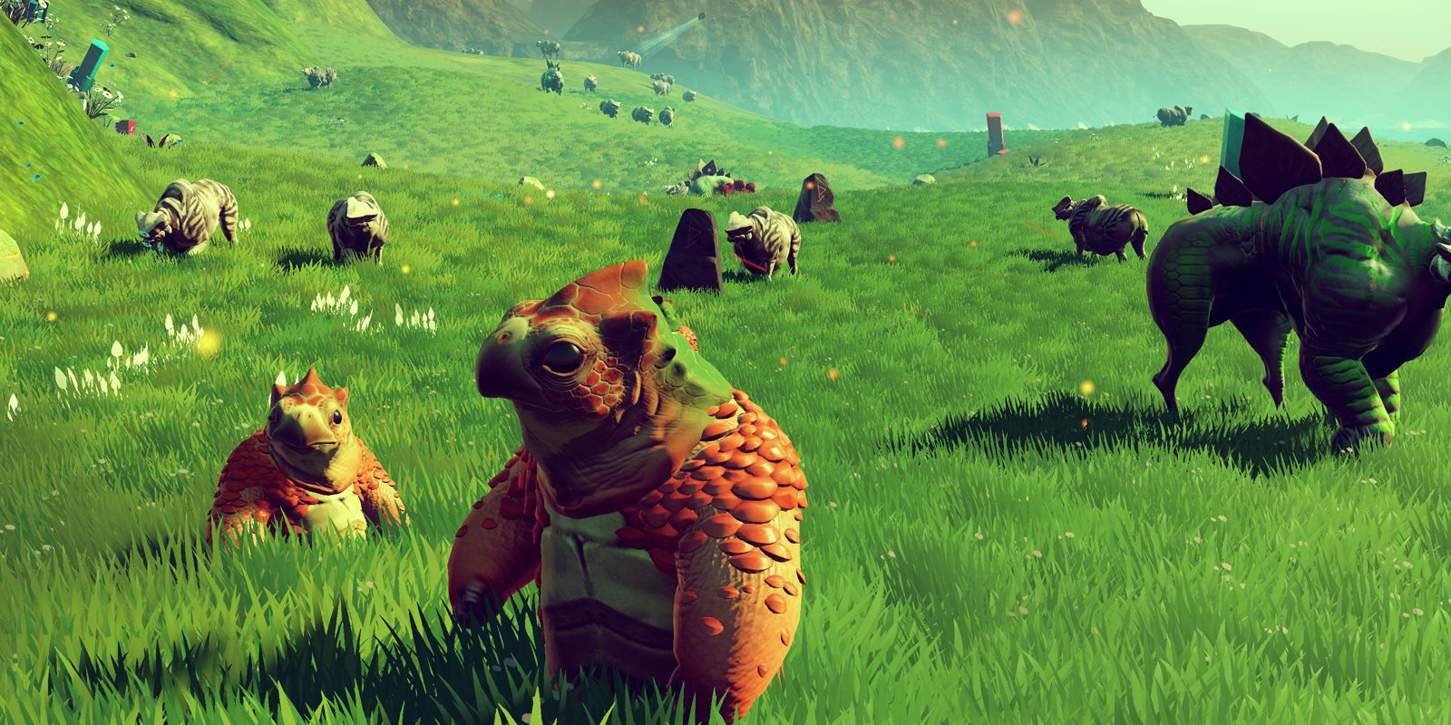Para dar la vuelta andando a un planeta de 'No Man's Sky' se tardan doce horas