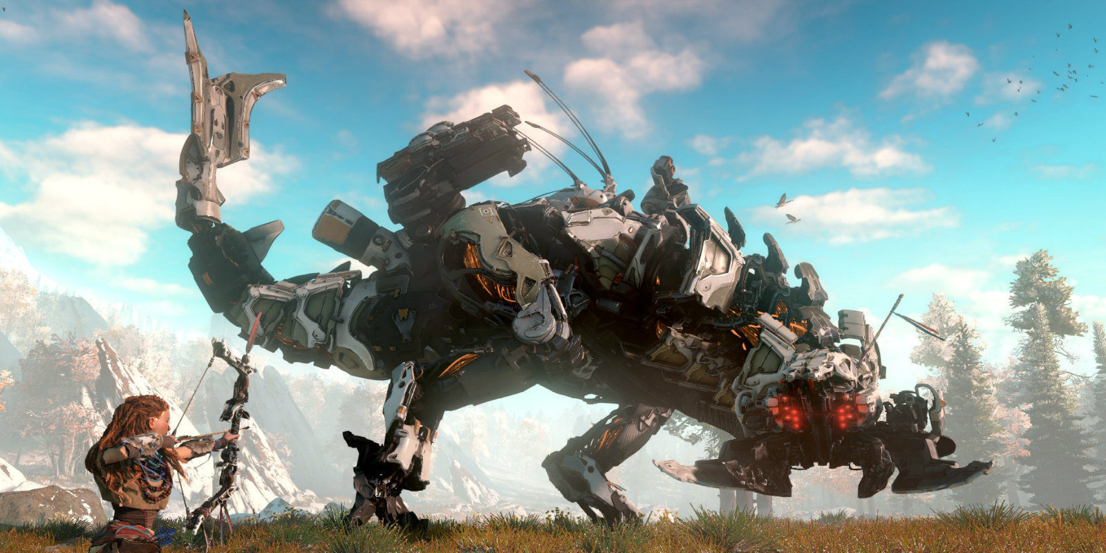 Gameplay de 'Horizon Zero Dawn' durante el PlayStation Meeting 2016