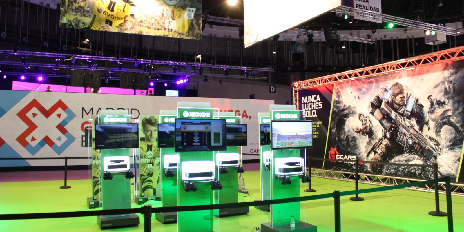 Galería del stand Xbox en Madrid Gaming Experience